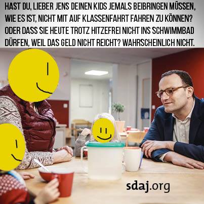 Gesundheitsminister Jens  #Spahn ist ein Rabenvater. Er vergisst die armen Kinde…