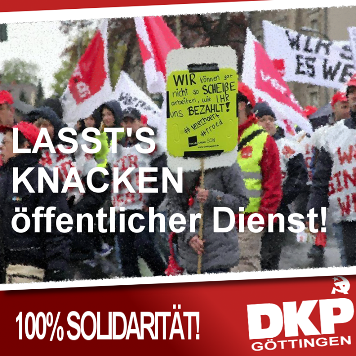 Ohne viele Worte zu verlieren, wollen wir euch Beschäftigten des öffentlichen Di…