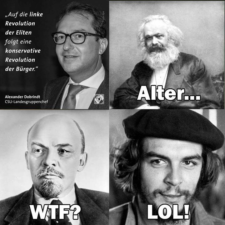 pew… Blechkonsum und CSU verbieten.Jetzt drehen die Leute von der CSU völlig f…