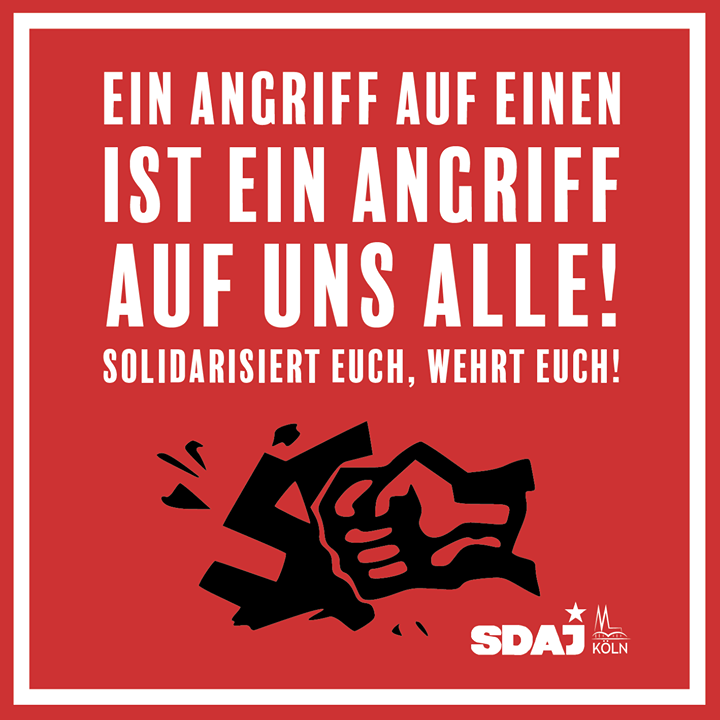 #Solidarität ist unsere Waffe gegen die ultrareaktionäre Bonzenpartei  #AfD! …