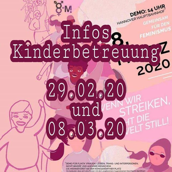 Am 08. März gibt es eine Kinderbetreuung im Kinderladen in der Korn von solidari…